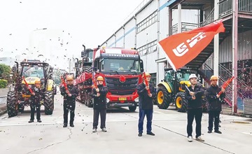 柳工農機2026年全球訂單首發！混合動力拖拉機啟程奔赴海內外市場